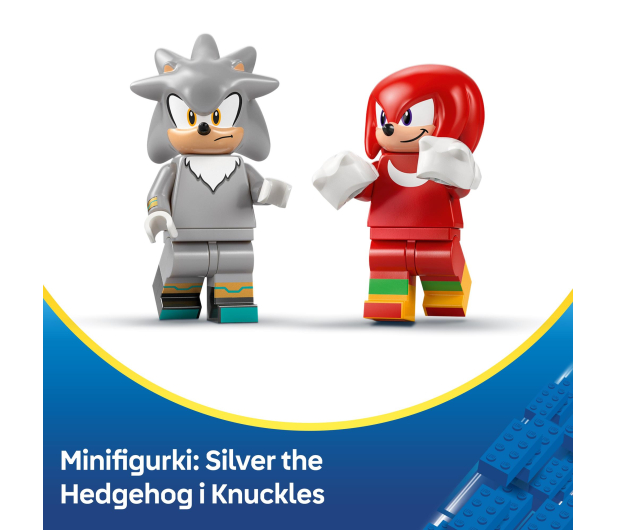 LEGO SONIC 77118 Silver w samochodzie kontra Knuckles w monster t - 1473587 - zdjęcie 14